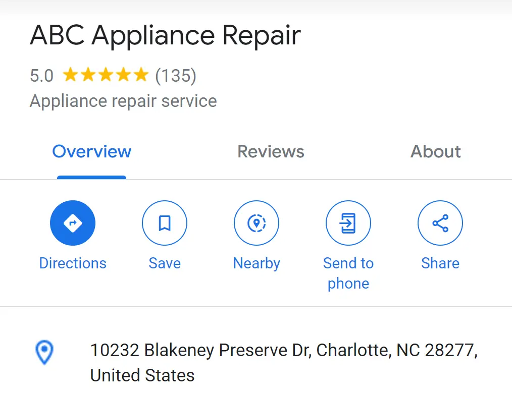ABC Appliance Repair Reviews